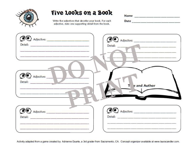 Five Looks On A Book