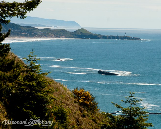 Yaquina Head & Lighthouse from Cape Foulweather