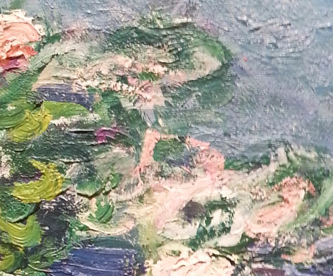 Monet Water Lilies Up Close
